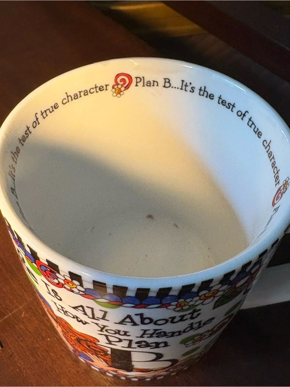 Suzy Toronto Life Plan B Coffee Mug Red Head